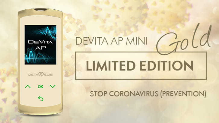 New limited edition DeVita AP Mini device with the innovative Stop Coronavirus Complex